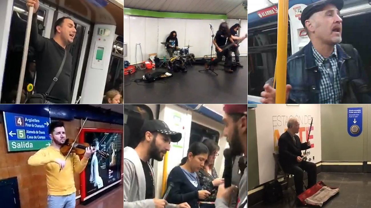 Musicos del Metro de madrid
