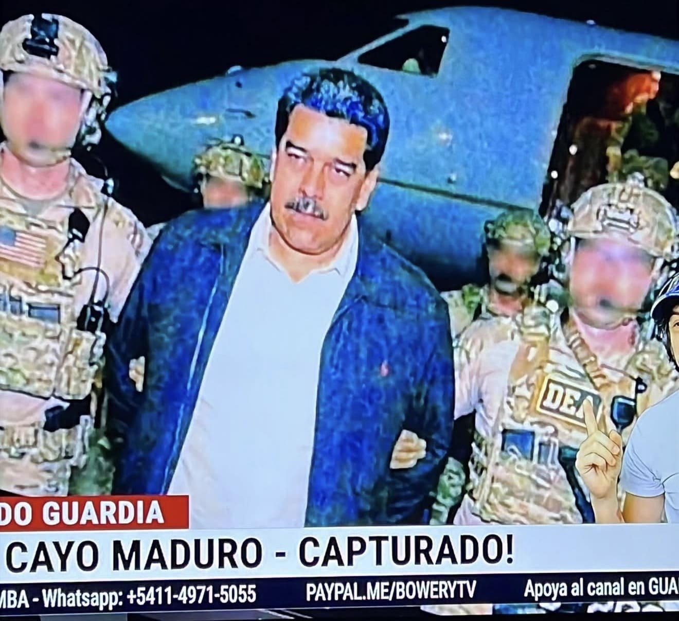 Detencion de maduro por fuerzas estadounidenses