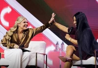 Nicki Minaj makes appearance at turing point USAS cafest