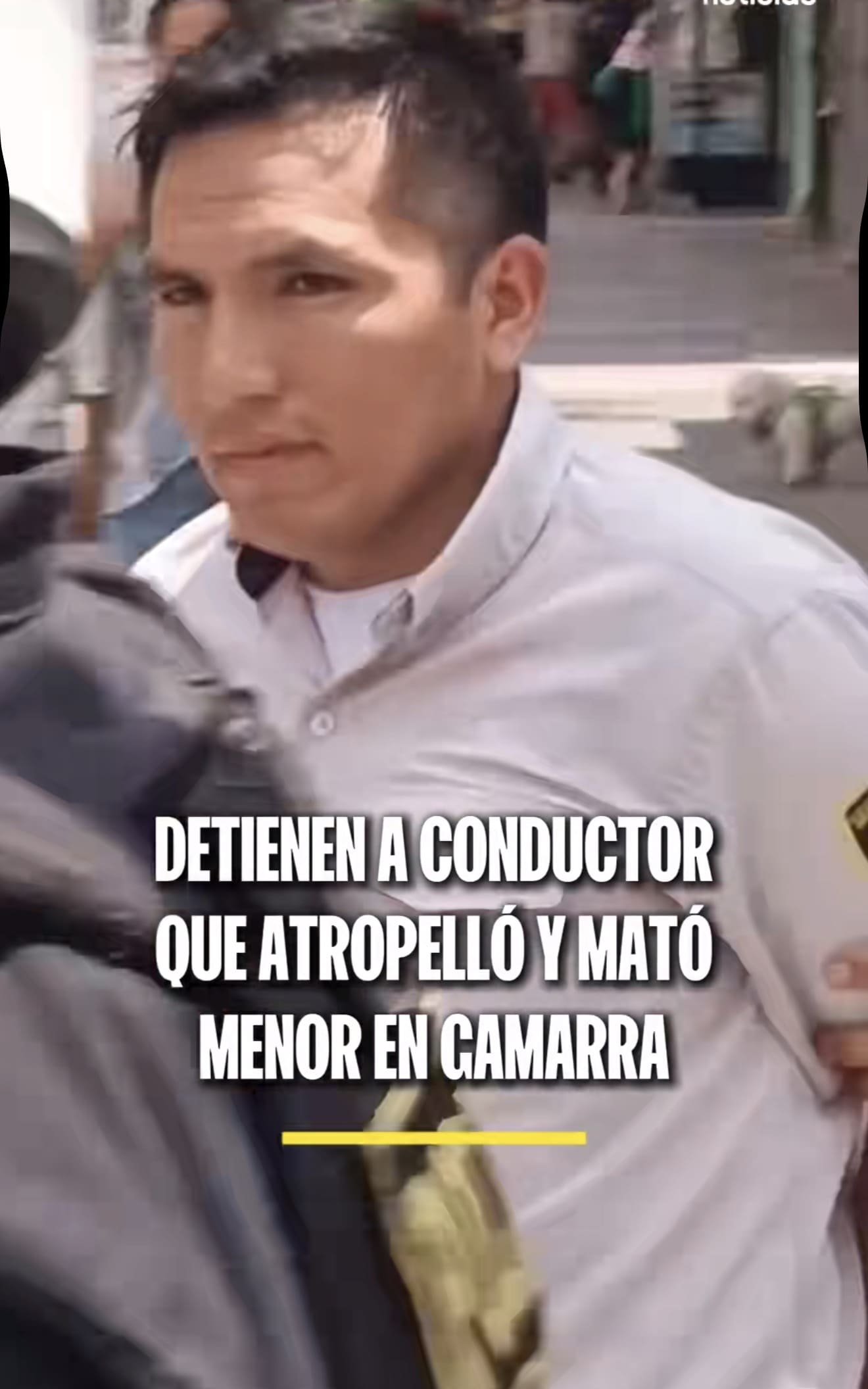 Detenido el chofer que mato al menor en Gamarra