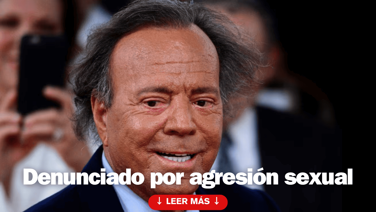 Julio Iglesias durante una aparición pública reciente