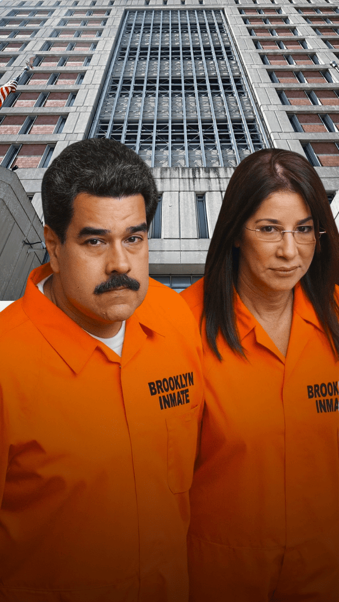 Maduro y Cilia en la carcel de Brooklin