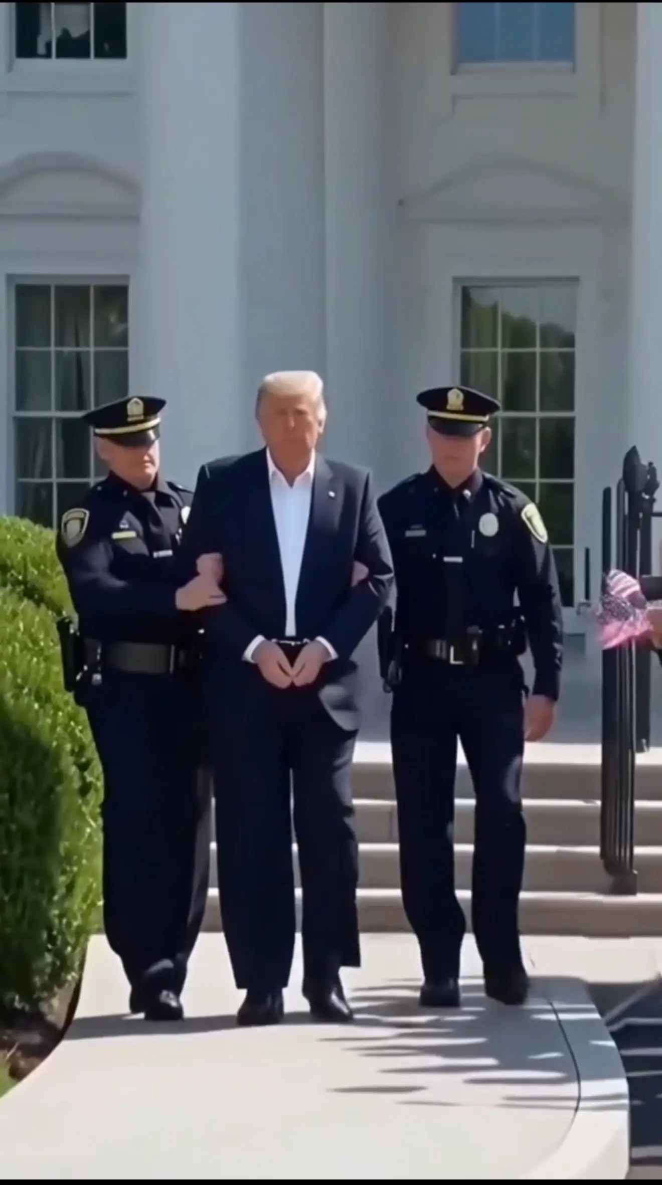 Trump detenido verdad o Fake